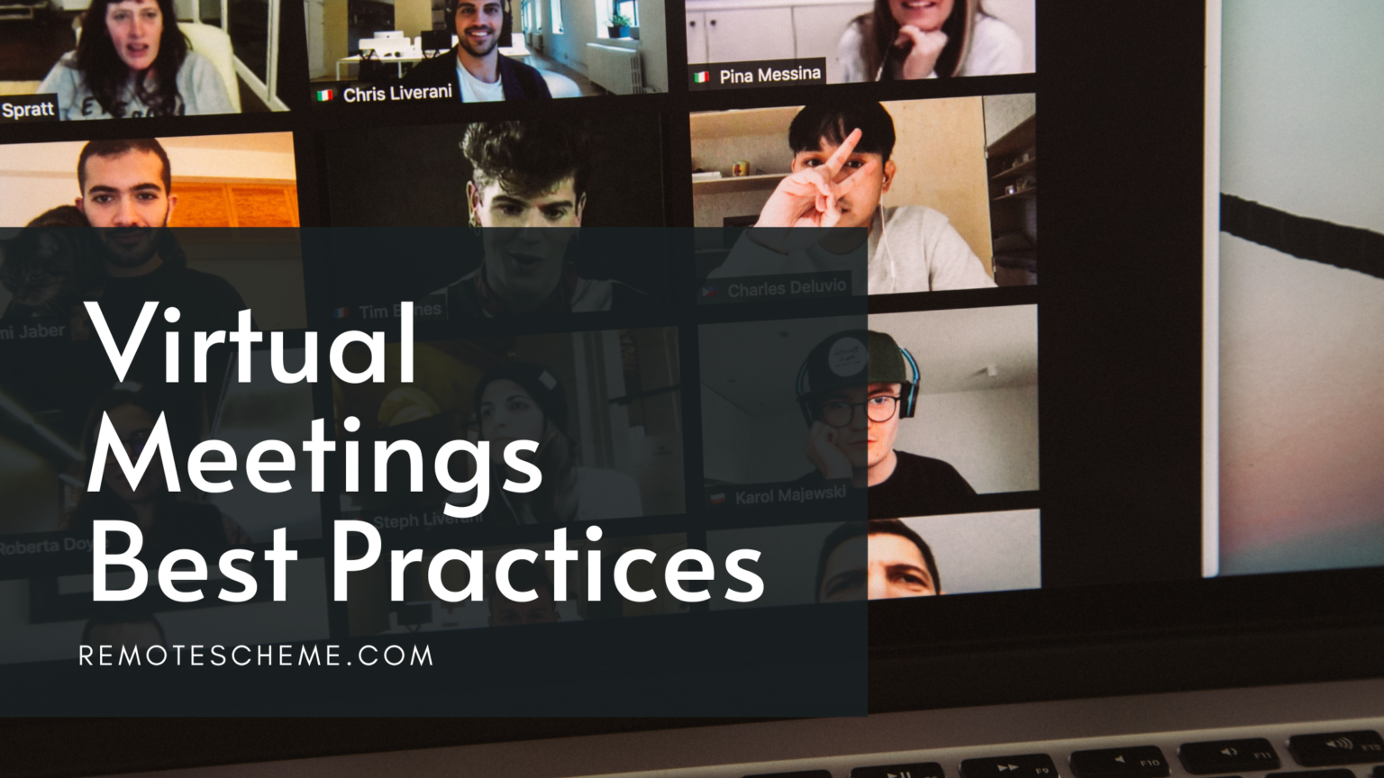 18 Virtual Meetings Best Practices Remote Scheme